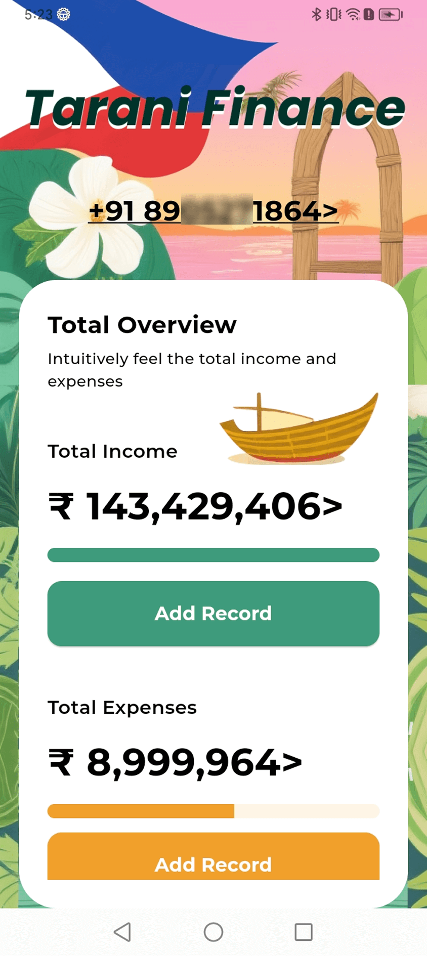 Dashboard Screenshot